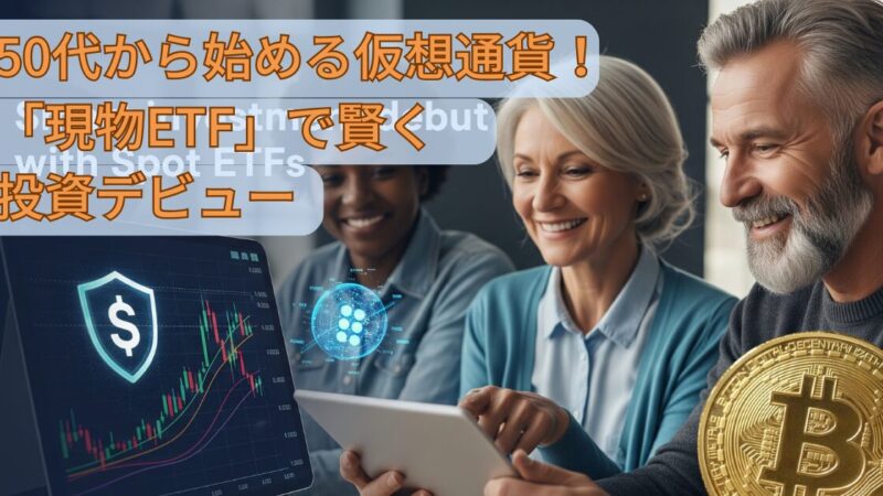 50代から始める仮想通貨！「現物ETF」で賢く投資デビュー 