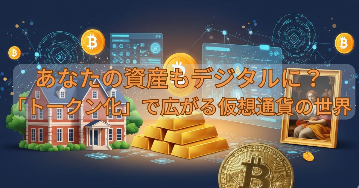 あなたの資産もデジタルに？「トークン化」で広がる仮想通貨の世界