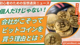 個人だけじゃない！会社がこぞってビットコインを買う理由とは？ 