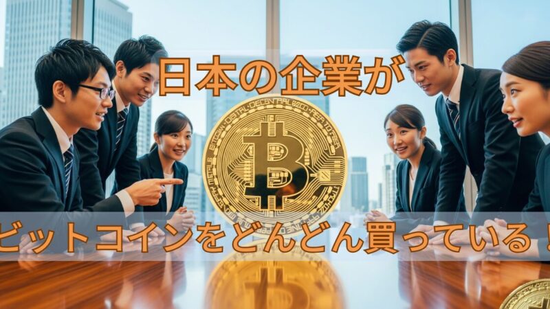 日本の企業がビットコインをどんどん買っている！ 